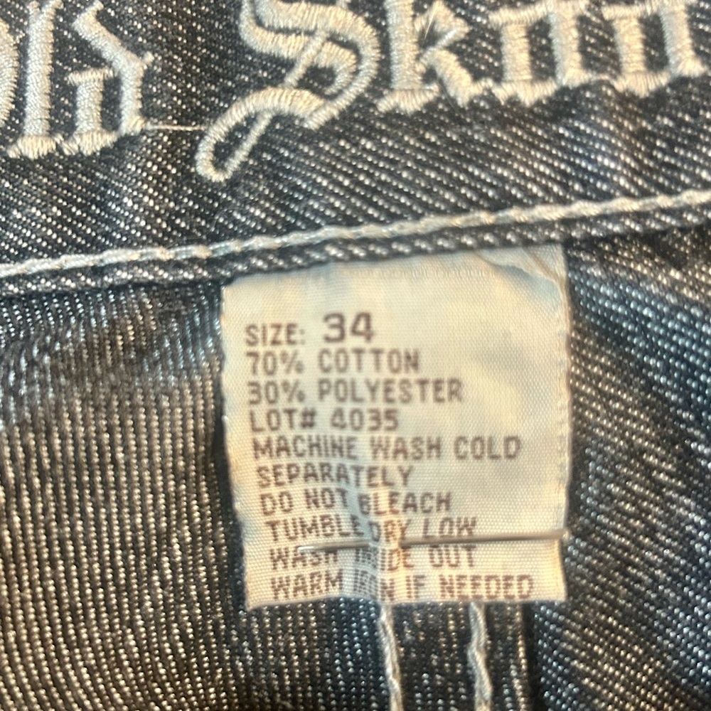 Old Skool Men’s Dark Wash Straight Leg - Picture 7 of 8